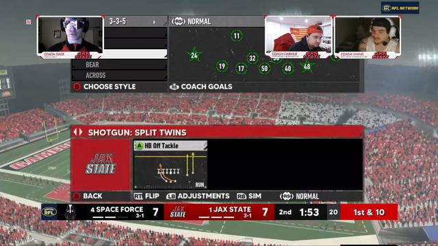 Space Force vs Jacksonville State | RFCL Season 4 Week 5 смотреть онлайн