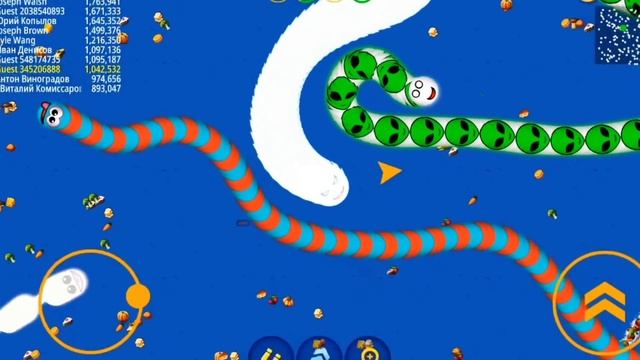 Worms Zone Magic - Review the king of the dragon snake - Snake Games Xmood Roy смотреть онлайн