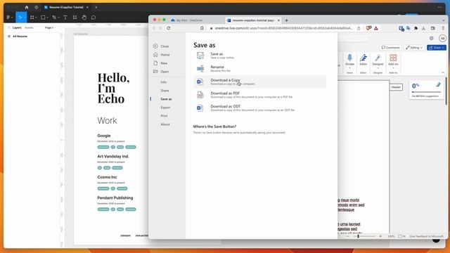 Figma Tutorial: Update Figma text from Office 365 with DOCX files смотреть онлайн