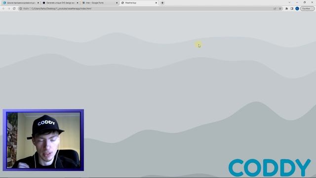Разработка веб-приложения погоды HTML/CSS/JS. Часть 1. Создание структуры проекта.
