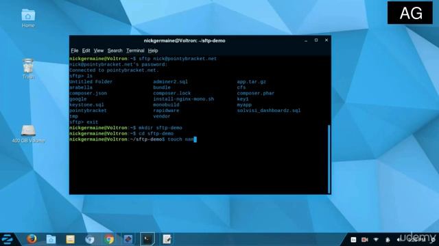 Ubuntu Linux Let's use sftp to transfer files to and from machines смотреть онлайн