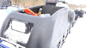 Мотобуксировщик МТР Барс Следопыт , или как мы зимой по болоту передвигались