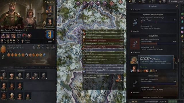 Crusader Kings 3: Aquitaine: Attacking the Holy Roman Empire смотреть онлайн