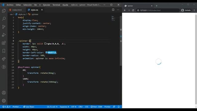 Spinner ? fácil con css смотреть онлайн