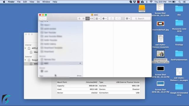 Format External Hard Disk Drive For MAC OS and Windows | Using MAC смотреть онлайн