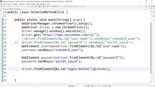Selenium click method in Java | FullStackSDET смотреть онлайн