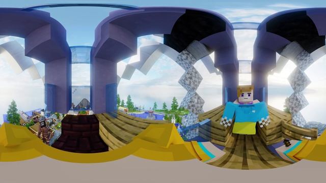 360° VR - SIREN HEAD IN THE PARK (Minecraft Animation) смотреть онлайн