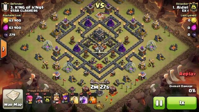 TOWN HALL 9 (TH 9) WAR BASE ANTI-2 STARS EPIC BEST NEW DESIGN "SPEED BUILD" WITH REPLAYS смотреть онлайн