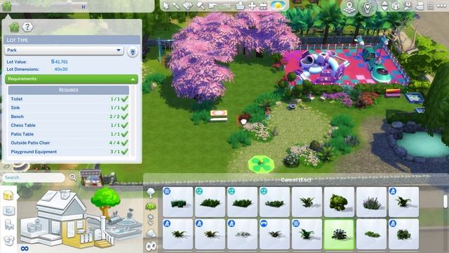 Build KAWAII kids & teen PARK ?? The Sims 4 | no CC | Longplay no talking - Berry Fin Park ?️ смотреть онлайн