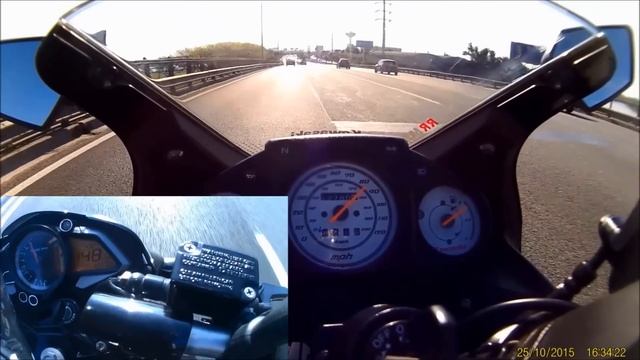 Kawasaki ninja 250r vs Bajaj Rouser 200 ns смотреть онлайн