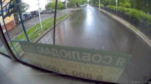 Троллейбус 51 метро Измайловская - площадь Соловецких Юнг  (последний день работы)  // 2017