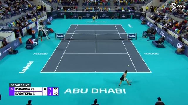 Elena Rybakina Vs. Daria Kasatkina | 2024 Abu Dhabi Final | WTA Match Highlights