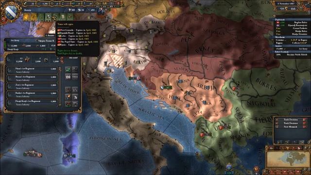 EUROPA UNIVERSALIS IV: Art of War: BOSNIA 35: "The War Slows Down" смотреть онлайн