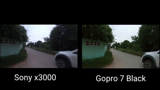 Sony x3000 vs Gopro 7 Black 1080p Test (Vdo Only) смотреть онлайн
