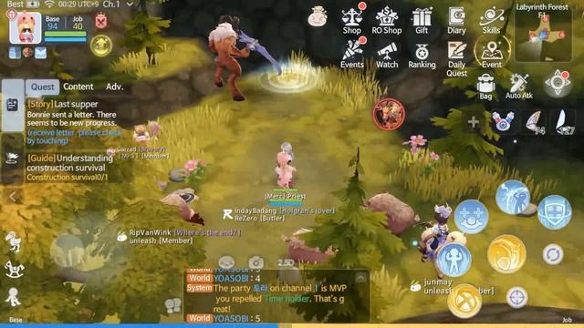 Ragnarok Origin Guide Road to Labyrinth Forest F2 (Tagalize) смотреть онлайн