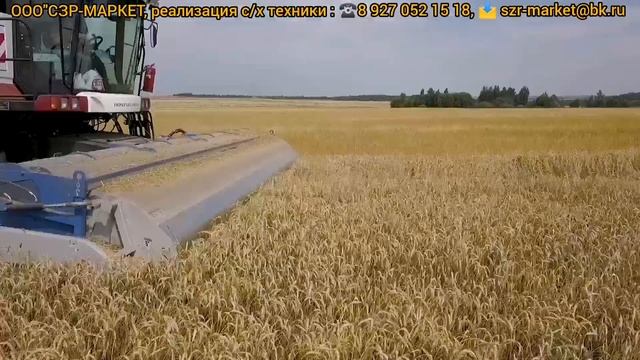 Очесывающая жатка ОЗОН 8м. смотреть онлайн
