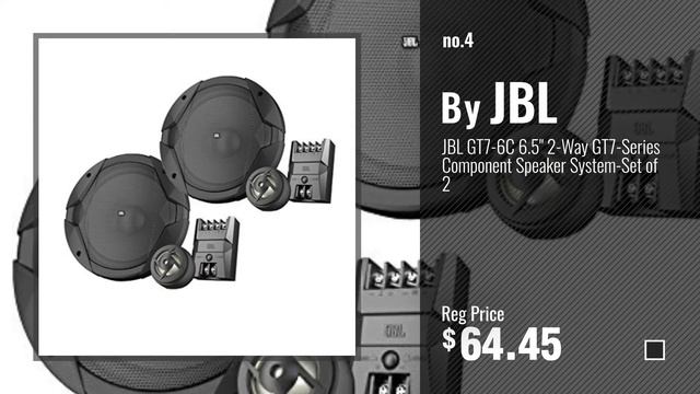 Top 5 JBL 6.5 [2018]: JBL GX602 360W 6.5" 2-Way GX Series Coaxial Car Loudspeakers смотреть онлайн
