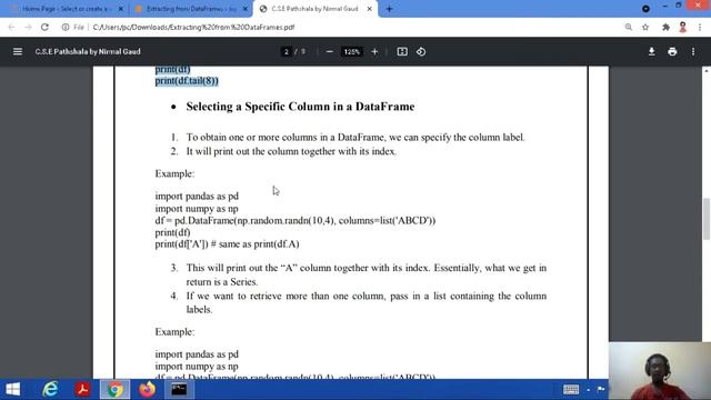 Introduction to Pandas (Tutorial 6): Extracting from DataFrames смотреть онлайн