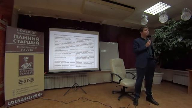 ПЛИНИЙ СТАРШИЙ - НОУ. 27.12.2017. Перфекционизм. Лекция Александра Глушинского. смотреть онлайн