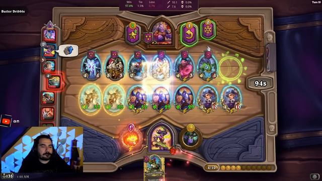 NEW ARANNA BUFF IS AMAZING! - Hearthstone Battlegrounds смотреть онлайн