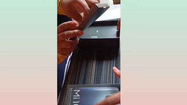 Mi 10i Pacific sunrise colour retail unit unboxing смотреть онлайн