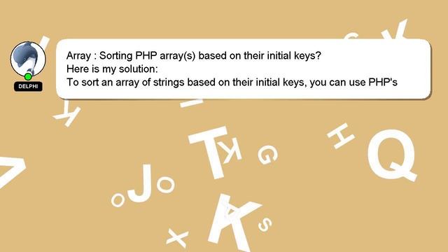 Array : Sorting PHP array(s) based on their initial keys? смотреть онлайн