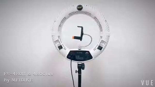 Кольцевая лампа для макияжа, селфи и фото Yidoblo FS-480II обзор от Meidike смотреть онлайн