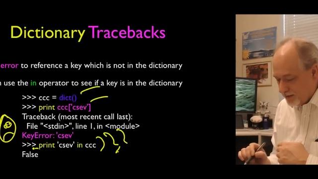 Python for Informatics - Chapter 9 - Dictionaries смотреть онлайн