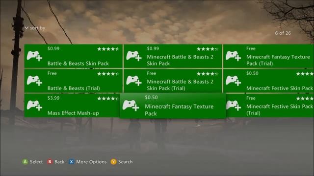 Minecraft xbox DLC 50% off today only смотреть онлайн