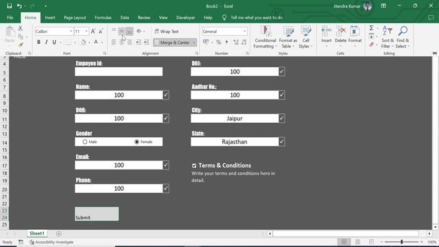 Fully Automated Data Entry Software in Excel | Data Entry Form in Excel | Data Entry in Excel смотреть онлайн