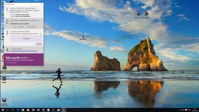 Устанавливаем Android приложения на Windows Mobile 10 (b10536) смотреть онлайн