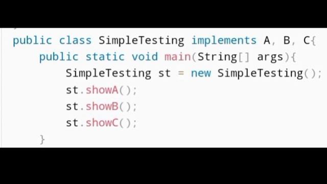MULTIPLE INTERFACES IN JAVA смотреть онлайн