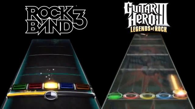 Guitar Hero 3 Vs. Rock Band 3 - Through The Fire And Flames - Guitar - Expert смотреть онлайн