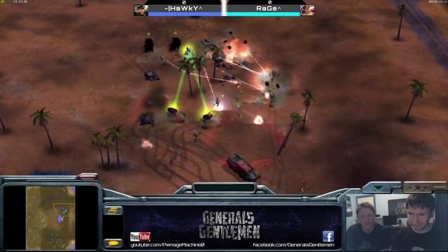 Generals Gentlemen - RaGe^ vs -|HaWkY 1.06 World Champion Grand final #1 смотреть онлайн