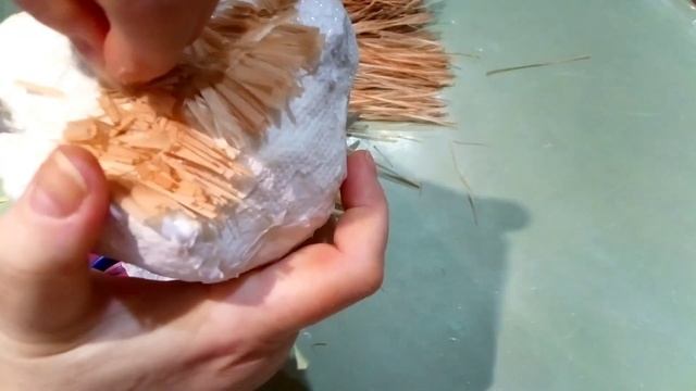 Заяц / кролик из лыка своими руками. Пасхальные поделки. DIY Easter crafts смотреть онлайн