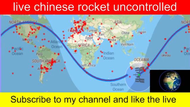 LIVE Chinese Rocket Uncontrolled смотреть онлайн