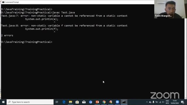 Online Java Class for beginners Bhutan Live Lesson 1 part 3 смотреть онлайн