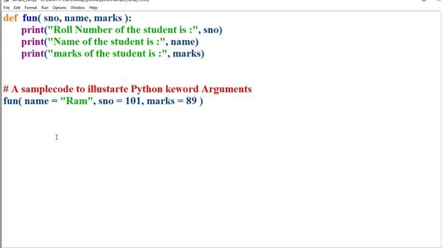 Python Keyword Arguments смотреть онлайн