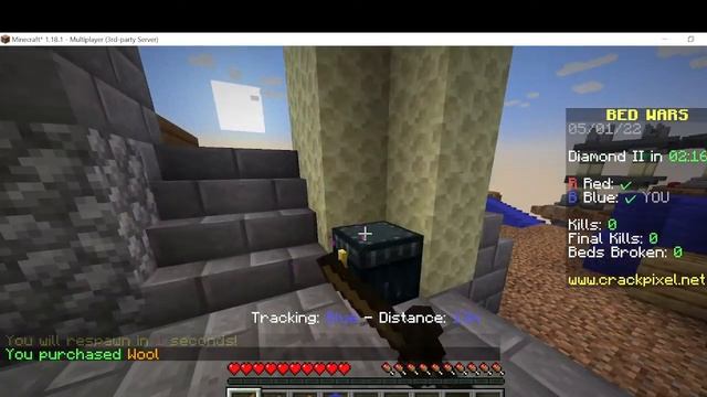 i played bedwars on mc.crackpixel.net and got a victory смотреть онлайн
