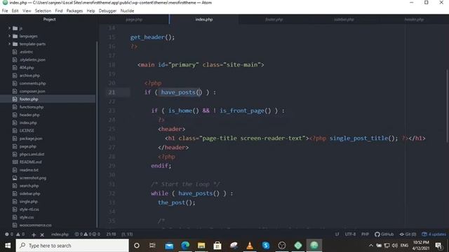 03. What is Index.php file | WordPress Theme Development with underscores (_s) | Nepali Audio смотреть онлайн