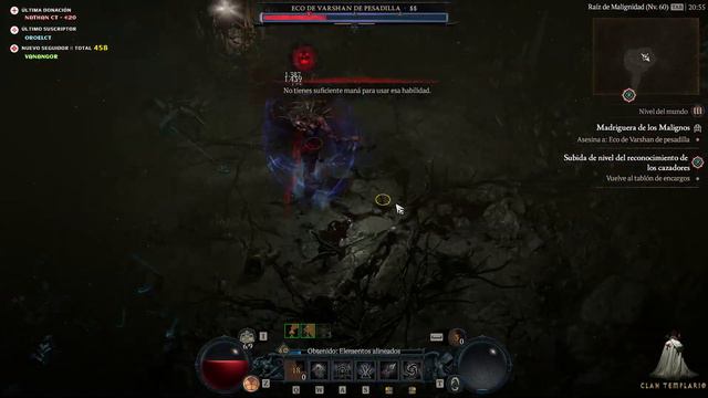 Diablo IV [Temporada 2] #12 🦇 Derrotando al Eco de Varshan para completar el Cap4 del Diario смотреть онлайн
