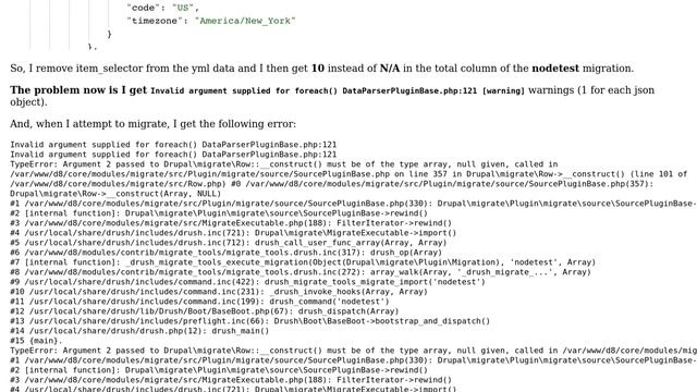 Drupal: Drupal 8 migrating json data with no array label смотреть онлайн