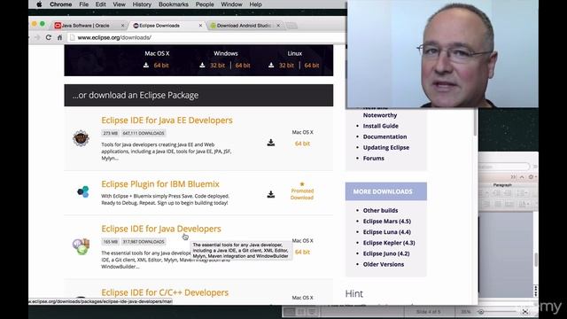 004 Install Eclipse IDE for Java Developers смотреть онлайн