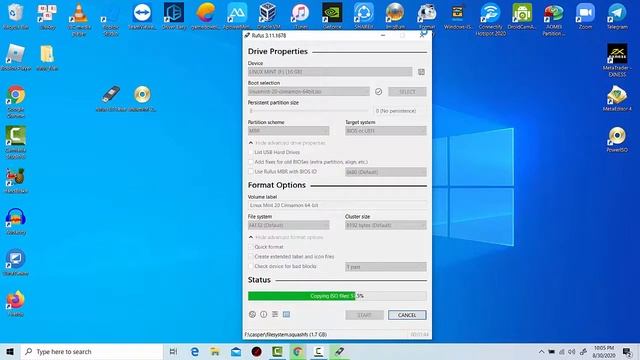 How To Create Linux Mint Bootable USB With Rufus in Windows 10 смотреть онлайн