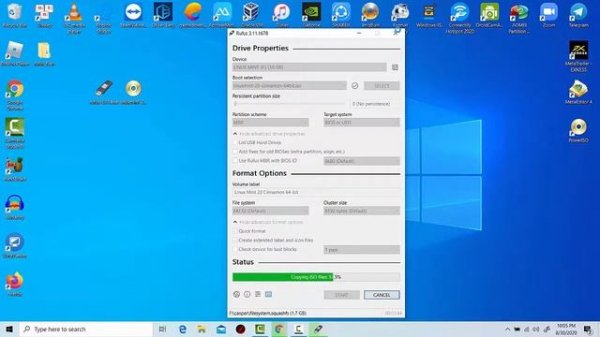 How To Create Linux Mint Bootable USB With Rufus in Windows 10