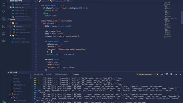 CRUD REST API DENGAN FLASK, MONGODB & DOCKER - PART 1 смотреть онлайн