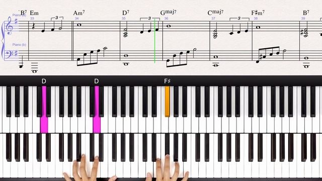 Autumn Leaves - Piano Tutorial + Free Sheet Music смотреть онлайн