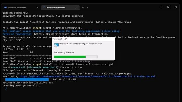 How To Upgrade to Powershell 7 in Windows 11 смотреть онлайн