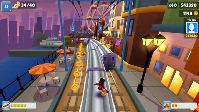 Subway Surfers: Chicago (Alicia "Thursday" Multiplier Bonus!) Gameplay On Android смотреть онлайн