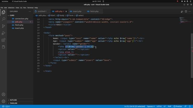 Update data using php mysql смотреть онлайн